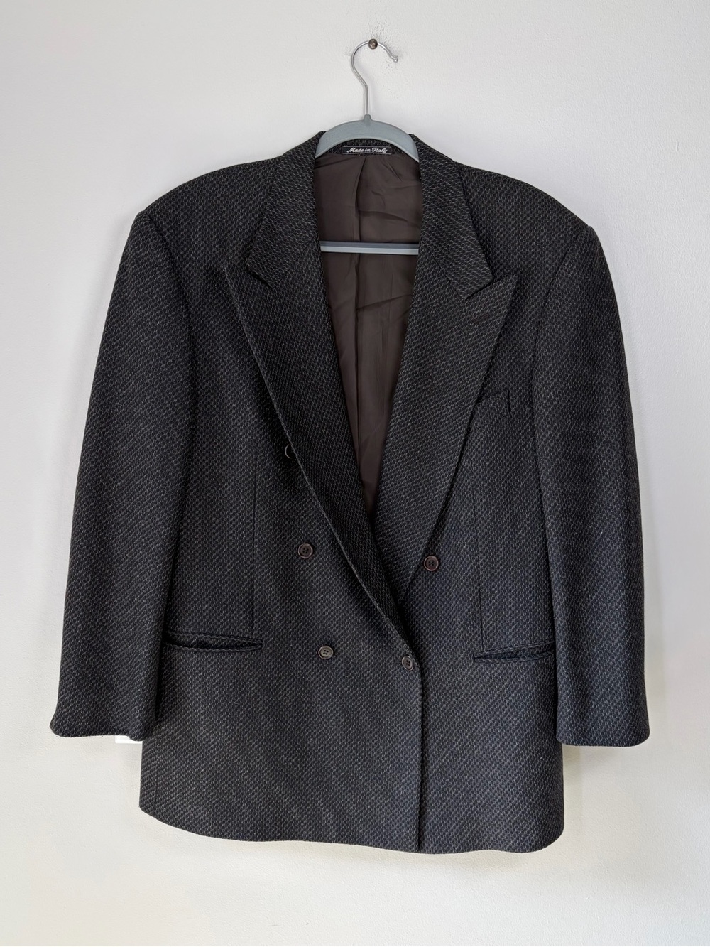 MANI by Giorgio Armani Vintage Pure Wool Blazer Size 42R